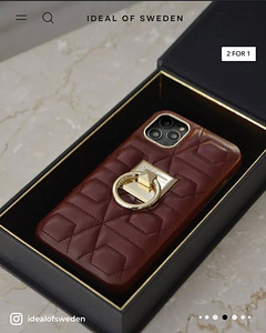 Uus! STATEMENT CASE Quilted Ruby iPhone 11/XR