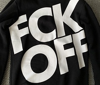 Black sweatshirt “FCK OFF”