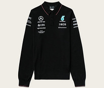 Mercedes F1 Long Sleeve Polo