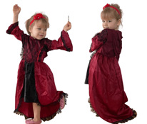 Volbriöö nõia kostüüm või printsessi kleit lapsele