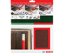 Bosch lihvlehed P40, 230×280 mm, 4 tk