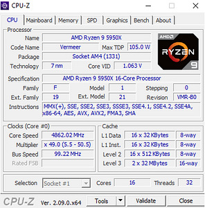 AMD Ryzen 5950x AM4