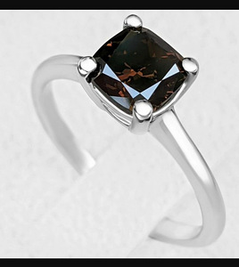 Кольцо с натуральным бриллиантом 1,28 карата, новинка, серти