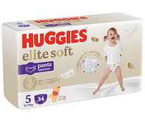Подгузники-трусики Huggies Elite Soft, размер 5, 12-17 кг.
