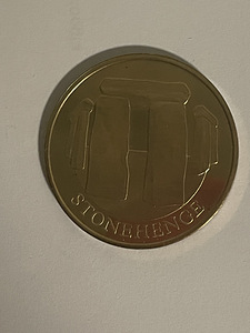 Медальон монета STONOHENGE Великобритания