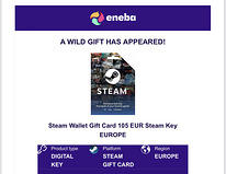 Steam voucher for 105 euro
