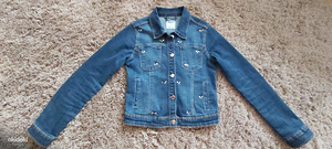 Джинсовая куртка для девочки, размер 157