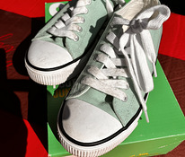 Новинка, размер 36, мятно-зеленая повседневная обувь.