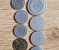 Poola mündid 10 tükki.