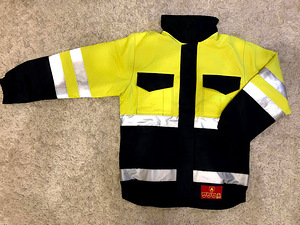 Новый размер M / 50, неоново-желтая высококачественная рабочая куртка