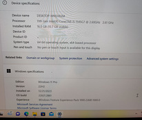 Lenovo ThinkPad X1 Carbon Gen 9 i5-1145G7 16GB 256GB 14''