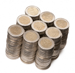 2 Евро юбилейные монеты (некоторые UNC, особенно последние)
