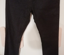 Новые Блестящие черные брюки / джинсы 40