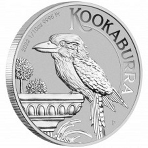 2022 1/10 унции $ 15 AUD Австралийская платиновая монета Кукабарра BU