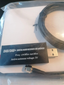 Антенна DAB+ с USB-адаптером для автомобильного радио Android