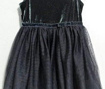 Lindex нарядное серебристо- серое платье (98/104)