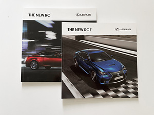 Брошюра - Lexus RC/RCF - 2014/2015 (на английском языке)