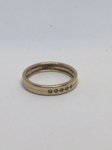 Золотое кольцо с бриллиантами 585 пробы (№636)