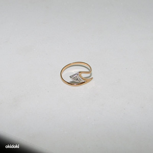 Золотое кольцо с бриллиантами 585 проба (№L211)
