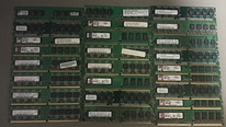RAM mälud 25tk. 1GB DDR2 533/667