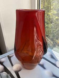 Тарбекласс стеклянная ваза для цветов Rock Red
