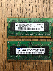 DDR2 1 ГБ (2x512 МБ)