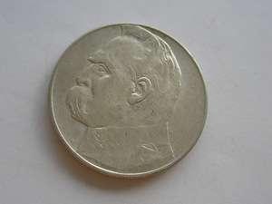 Polland 10Zl. 1935, silver