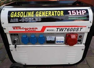 Бензогенератор Stronger Power tw7600st 3.8 кВт