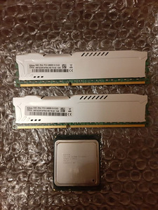 Процессор Intel Xeon E5-2640 6 ядер + Samsung 16gb DDR3 1866 8GBx2