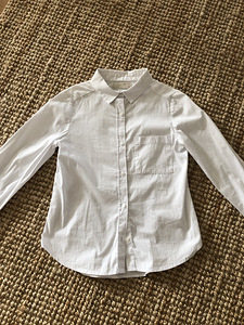 Белая блуза Zara s.140 цена 7.-