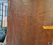 Müüa puidust uks, naturaalne kirsspoon 900 x 2050