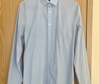 Светло-голубая рубашка oLYMP (15,5 дюймов/39 дюймов)