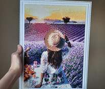 Картина "Девушка в поле"