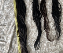 Славянское наращивание прямых волос люкс