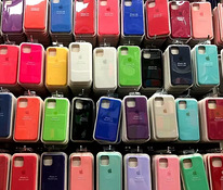 Силиконовые чехлы на все модели Apple iPhone разные цвета
