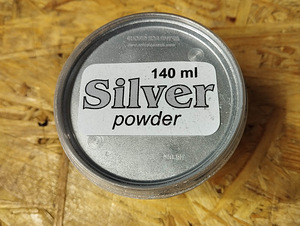 Алюминиевая перламутровая пудра. Серебро.