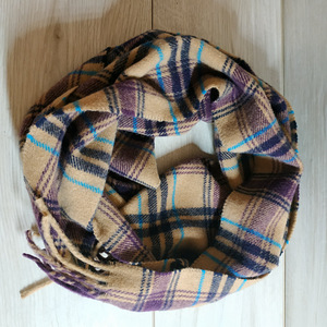 Стильный универсальный базовый шарф -из лама шерсти