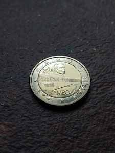 2 euro luksemburg 2016 luxembourg