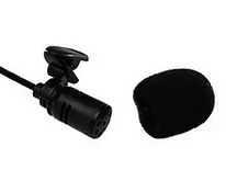 Нагрудный микрофон с клипсой, мини-петличный микрофон, 3,5 мм