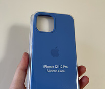 Новый темно-синий силиконовый чехол для Iphone 12/12 Pro