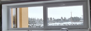 Plastaken 2xklaaspaketiga - mõõdud 2400x770 mm (2 foto / 3)