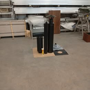 Uued sauna korstnakomplektid Roostevabast terasest 115mm. (2 foto / 2)