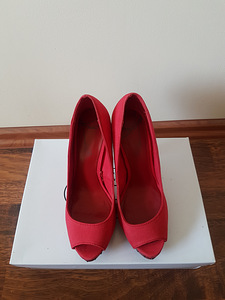 Berska kingad, punane, tekstiil, 38 suurus (2 foto / 3)