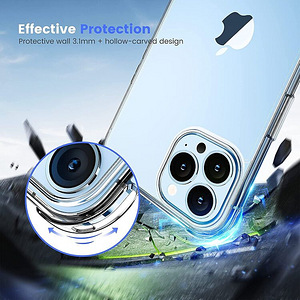 iPhone 13 Pro Max läbipaistev silikoon kaitseümbris (6 foto / 8)