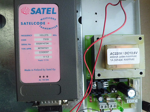 Raadiosaatja Satel valvesüsteemile 153.275 MHz (2 foto / 2)