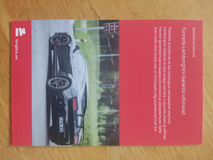 Kinkekaart,tunneta Lamborghini Gallardo võimsust (4 foto / 4)