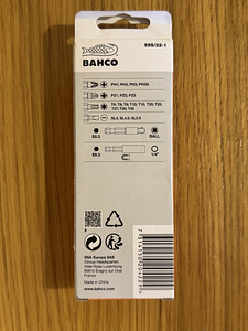 Набор бит Bahco 59S/22-1, PZ2 (2 фото из 2)