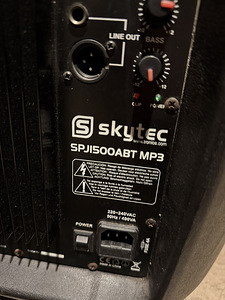 Skytec SP1500ABT 15" Bluetooth Active Speaker (3 foto / 3)