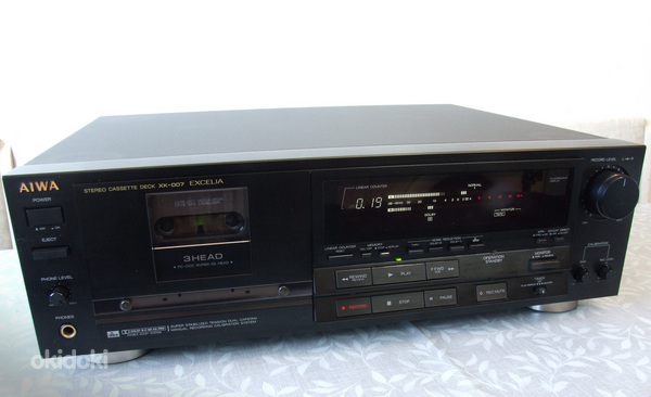Vanakooli tippklassi kassettdekk Aiwa XK-007 Excelia