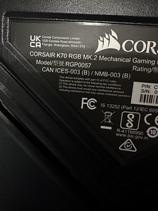 Mehaaniline klaviatuur Corsair K70 RGB MK.2 (4 foto / 5)